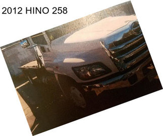 2012 HINO 258