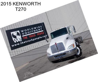 2015 KENWORTH T270