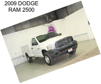 2009 DODGE RAM 2500