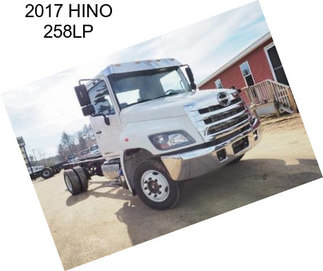 2017 HINO 258LP