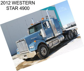 2012 WESTERN STAR 4900