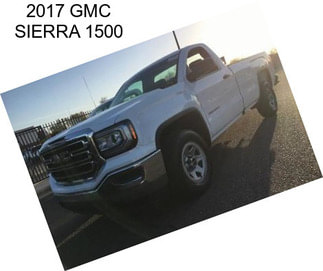 2017 GMC SIERRA 1500