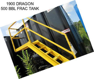 1900 DRAGON 500 BBL FRAC TANK