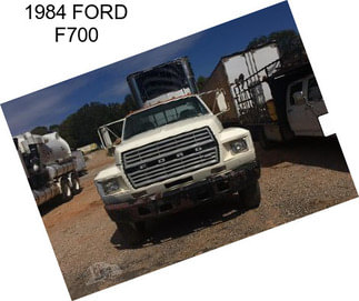 1984 FORD F700