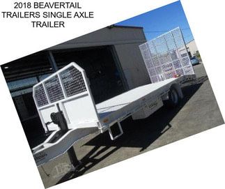 2018 BEAVERTAIL TRAILERS SINGLE AXLE TRAILER