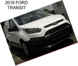 2018 FORD TRANSIT