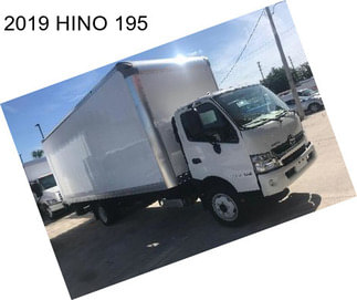 2019 HINO 195