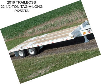 2019 TRAILBOSS 22 1/2-TON TAG-A-LONG PI25DTA