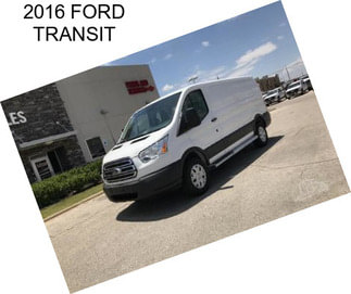 2016 FORD TRANSIT