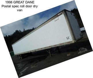 1998 GREAT DANE Postal spec roll door dry van