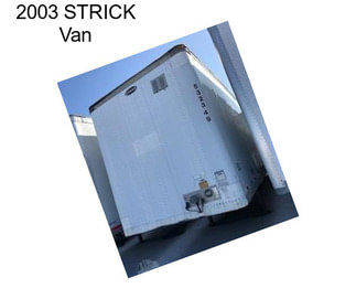 2003 STRICK Van