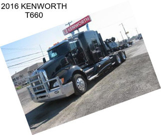 2016 KENWORTH T660