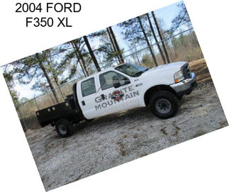 2004 FORD F350 XL