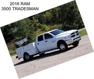 2016 RAM 3500 TRADESMAN