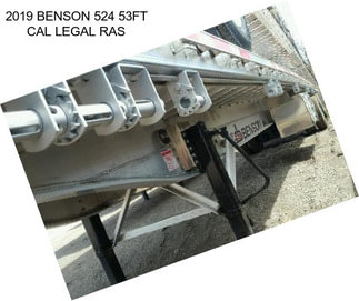 2019 BENSON 524 53FT CAL LEGAL RAS