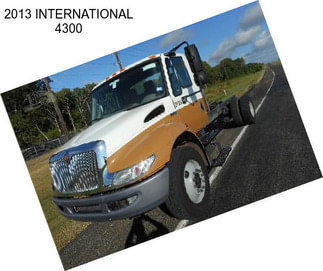 2013 INTERNATIONAL 4300