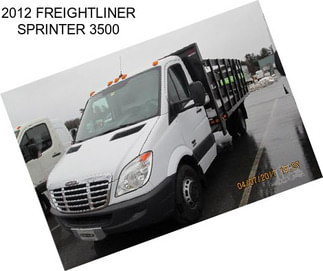 2012 FREIGHTLINER SPRINTER 3500