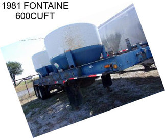 1981 FONTAINE 600CUFT