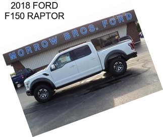 2018 FORD F150 RAPTOR