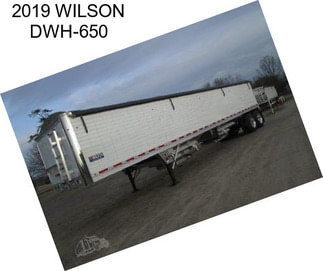 2019 WILSON DWH-650