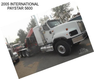 2005 INTERNATIONAL PAYSTAR 5600