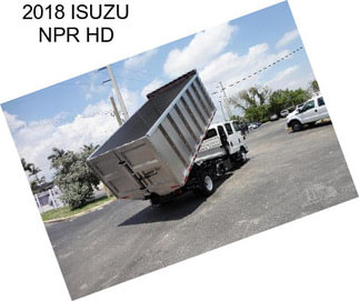 2018 ISUZU NPR HD