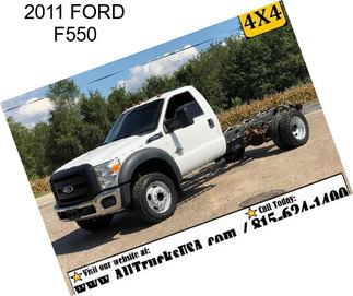 2011 FORD F550