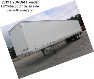 2019 HYUNDAI Hyundai HYCube 53 x 102 air ride van with swing do