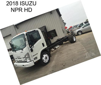 2018 ISUZU NPR HD