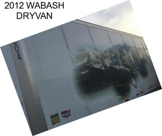 2012 WABASH DRYVAN