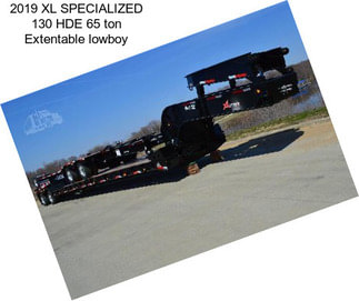 2019 XL SPECIALIZED 130 HDE 65 ton Extentable lowboy