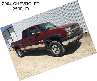 2004 CHEVROLET 2500HD