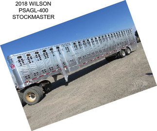 2018 WILSON PSAGL-400 STOCKMASTER