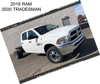 2018 RAM 3500 TRADESMAN