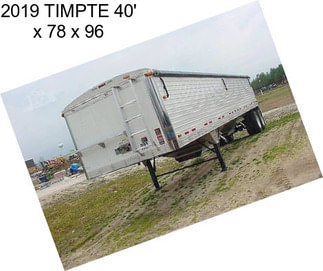 2019 TIMPTE 40\' x 78\