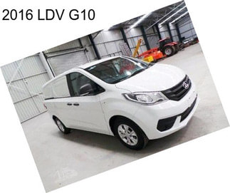 2016 LDV G10