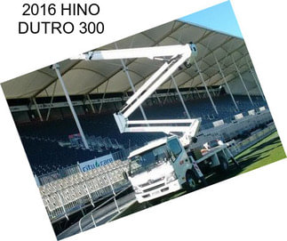 2016 HINO DUTRO 300