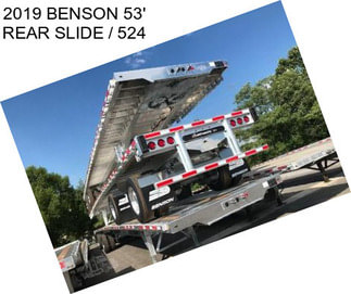 2019 BENSON 53\' REAR SLIDE / 524
