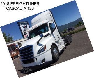 2018 FREIGHTLINER CASCADIA 126