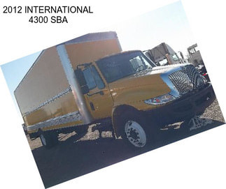 2012 INTERNATIONAL 4300 SBA