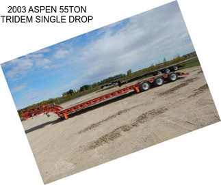 2003 ASPEN 55TON TRIDEM SINGLE DROP