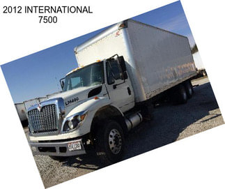 2012 INTERNATIONAL 7500