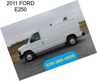 2011 FORD E250