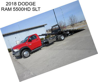 2018 DODGE RAM 5500HD SLT