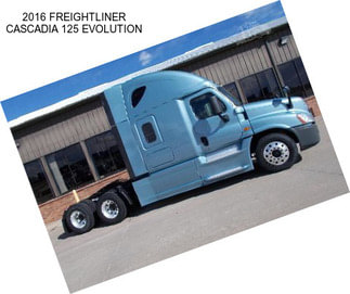 2016 FREIGHTLINER CASCADIA 125 EVOLUTION