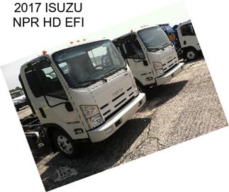 2017 ISUZU NPR HD EFI