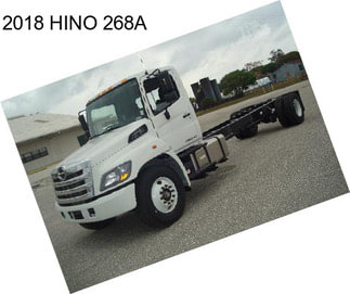 2018 HINO 268A