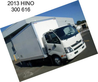 2013 HINO 300 616