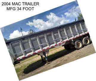 2004 MAC TRAILER MFG 34 FOOT