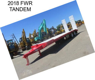 2018 FWR TANDEM